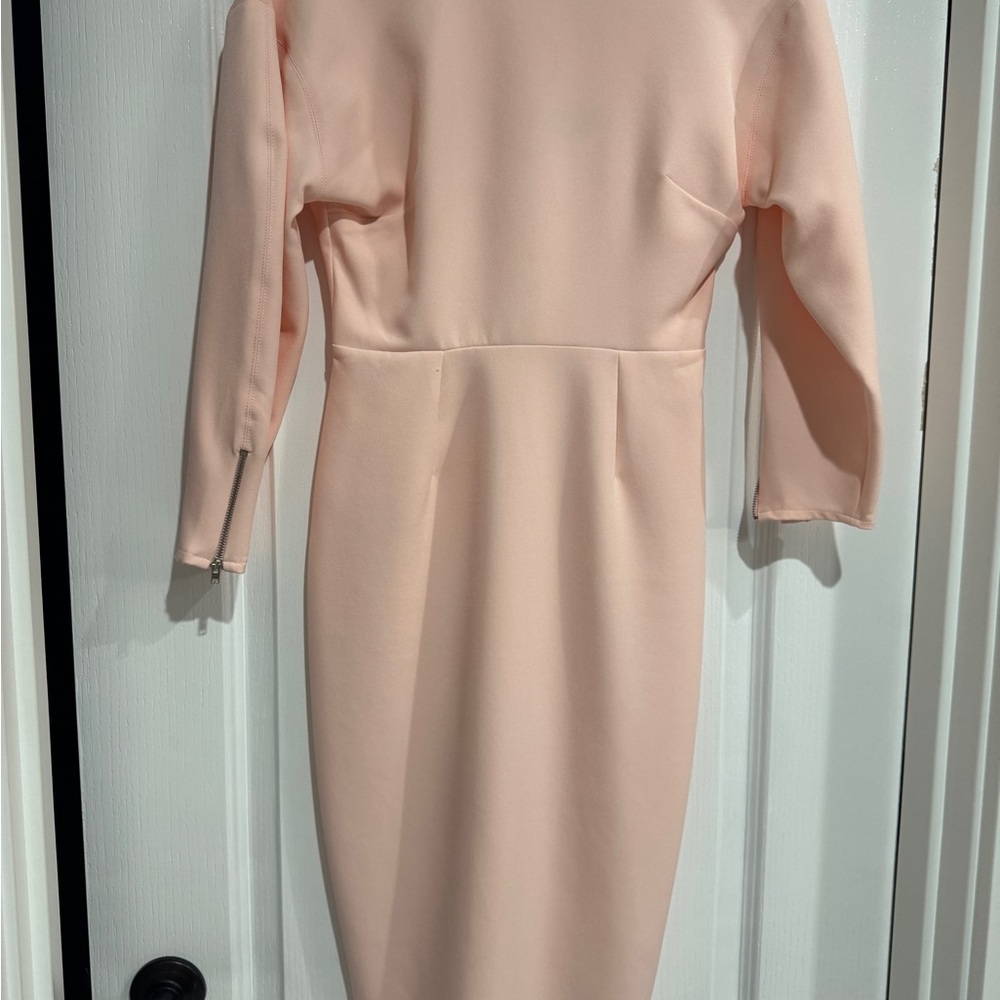 ASOS Blush Long Sleeve Dress